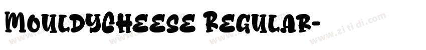 MouldyCheese Regular字体转换